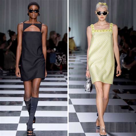 sfilata versace 2024 febbraio|Alla sfilata Versace primavera estate 2024 una moda bon.